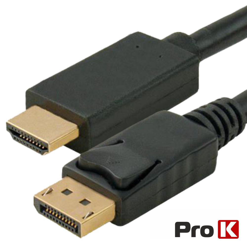 Cabo Displayport Macho / HDMI Macho 3m PROK