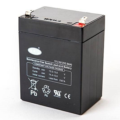 Bateria Ácida 12V 2,9Ah (99x80x56mm) pólos invertidos