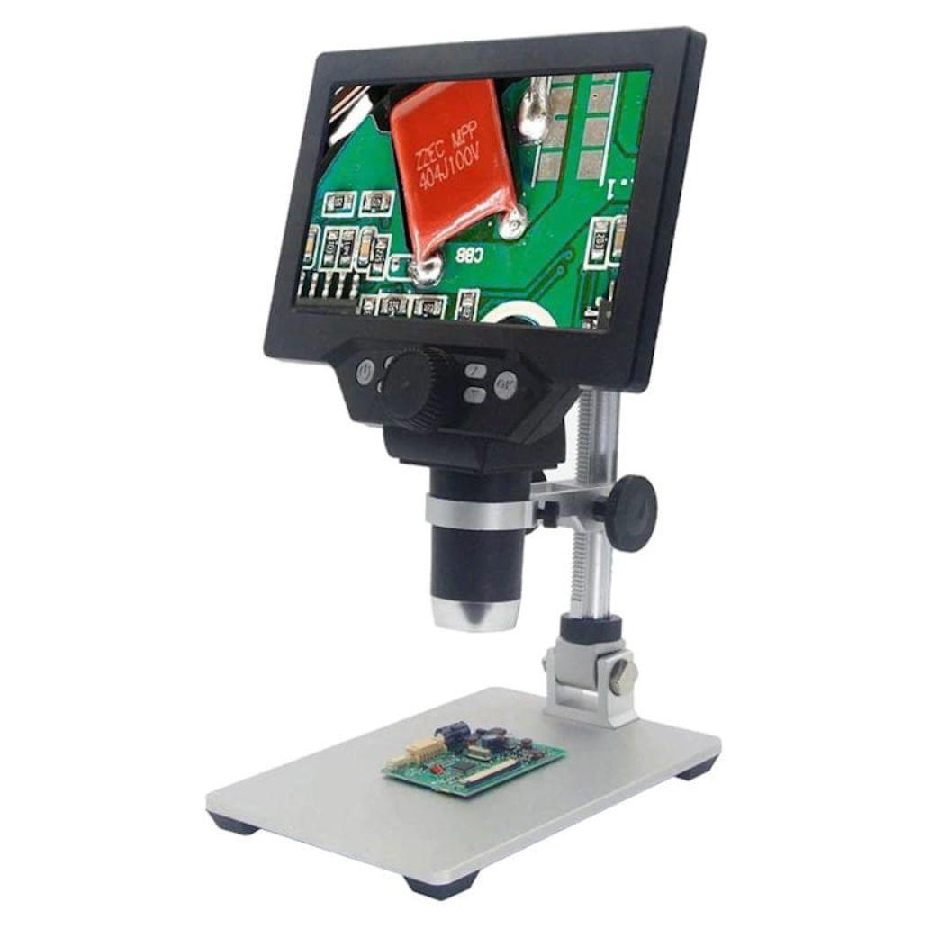 Microscópio Digital C/ LCD 7" 12mp C/ Ampliação 1200x