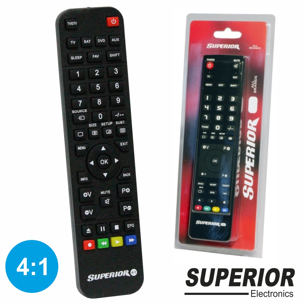 Comando Universal Superior 4:1 RC para Programação