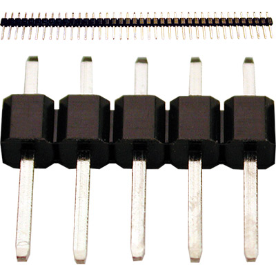 Barra de 40 pinos Macho para PCB 2.54mm