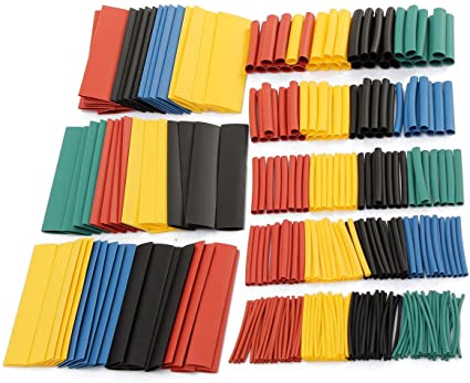 KIT 328 Peças Manga Termorretratil 5 Cores