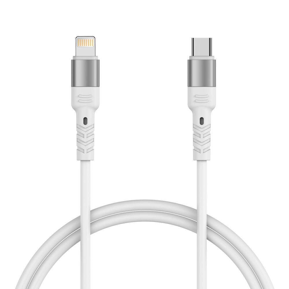 Cabo USB-C Macho P/ Lightning Macho PD 20W 1m - Glimmer BASEUS