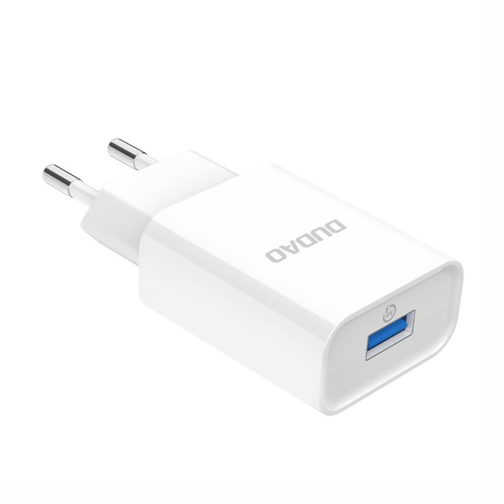 Alimentador USB 5V/2.4A Quick Charge 3.0 Branco