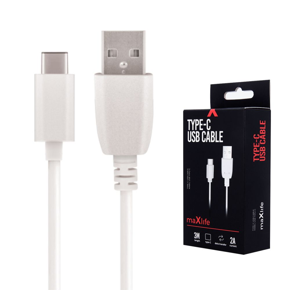 Cabo USB tipo "A" Macho / Micro USB C 3mt