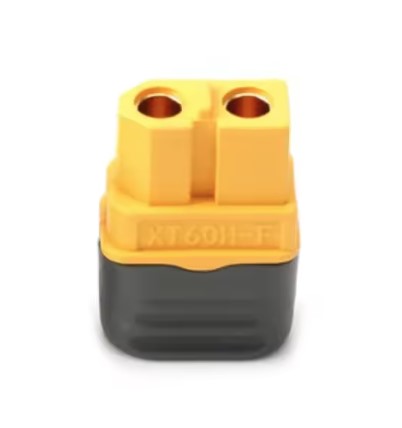 Ficha XT60 2 Pinos Fêmea P/ Bateria C/ Proteção