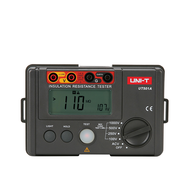 Medidor de resistencia de isolamento UT501A