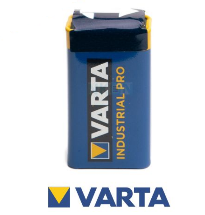 Pilha Alcalina  6LR61 9V Varta Industrial Pro