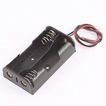 SUPORTE PILHAS 2*R6 C/FIO BASE