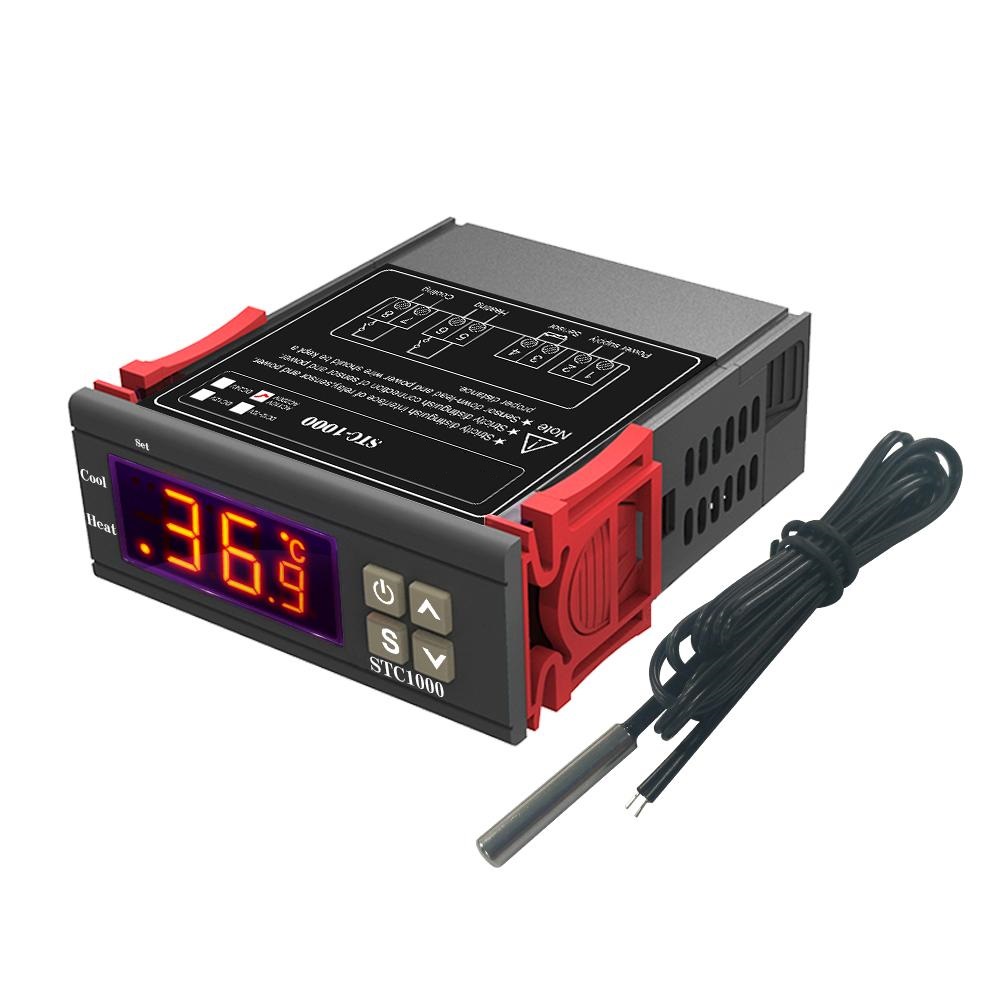 Termostato Digital Encastrar SCT-1000 100-240Vac Sonda NTC