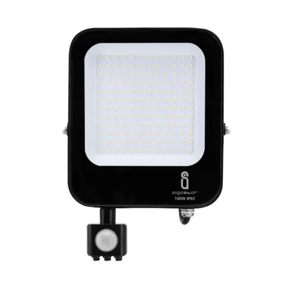 Holofote LED 100W - 220V c/ Sensor - Branco Frio 8900lm