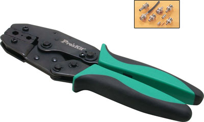 ALICATE CRAVAR FICHAS BNC RG58,RG59,RG62,RG6 (Blister) 8pk301c