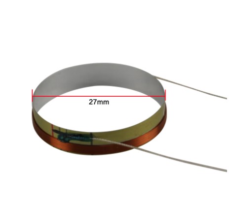 Bobine para Tweeter 27mm  - Compatível com  Yamaha JA05118A