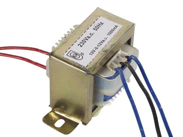 TRANSFORMADOR OPEN-FRAME  12+12V   1000MA   24VA
