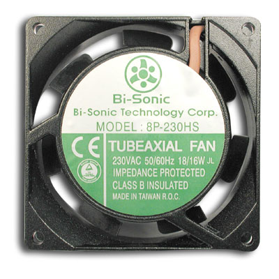 VENTILADOR AC 230V 80x80x25mm