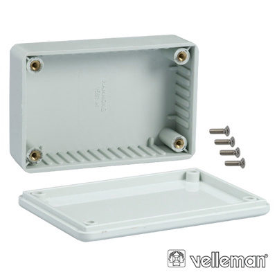 Caixa Montagem ABS Cinza 95x48x38mm
