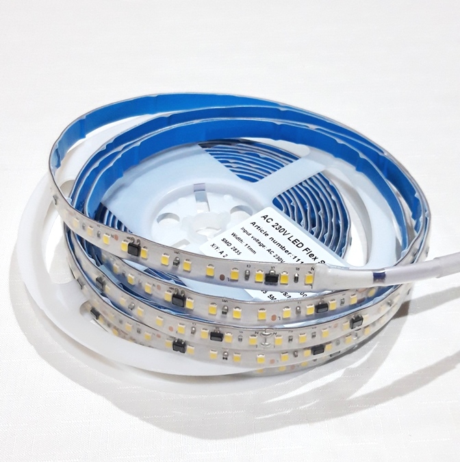 FITA 120 Led´s p/metro 220V 6000k IP65 14W/m  5m