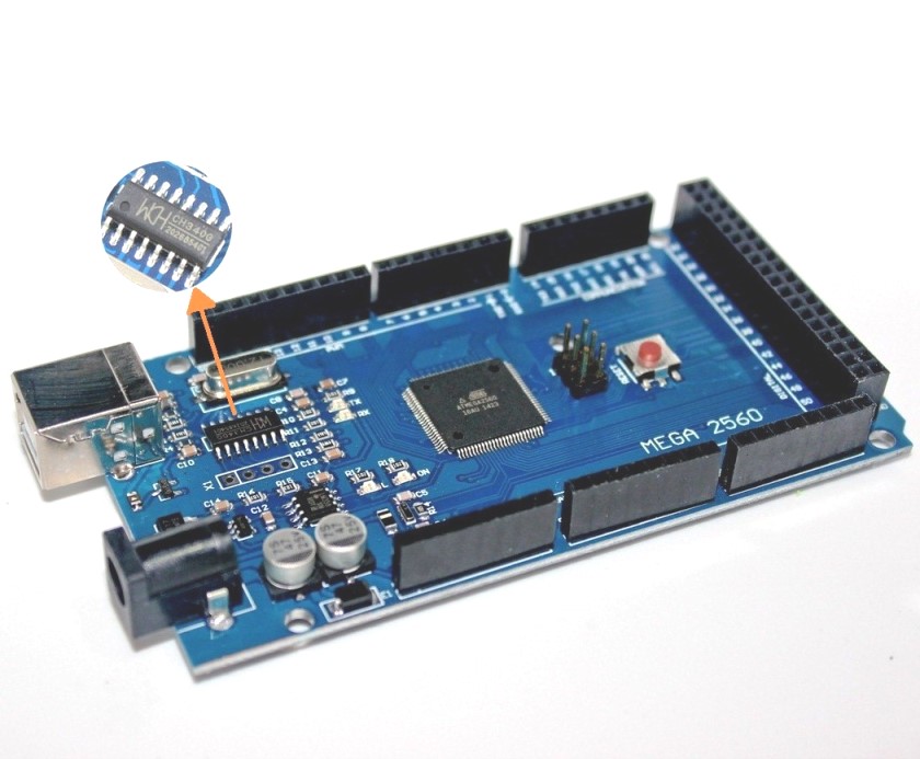 Placa Funduino ATMEGA2560 R3  UART CH340/CH341
