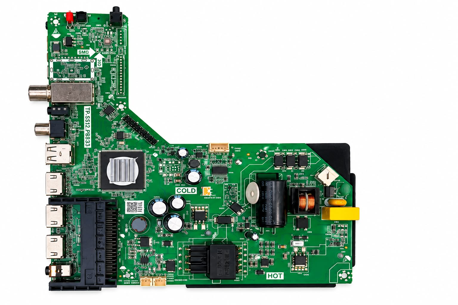 Main board TP.SK105S.PB801 Painel HV320WHB-F56 - TVEYE TV32T2D01 -  Usada