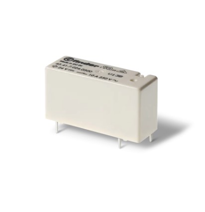 Relé DC Mini Sensível 12Vdc 1 Circuito Inversor 10A - 5 Pinos R:3,2mm Circuito Impresso