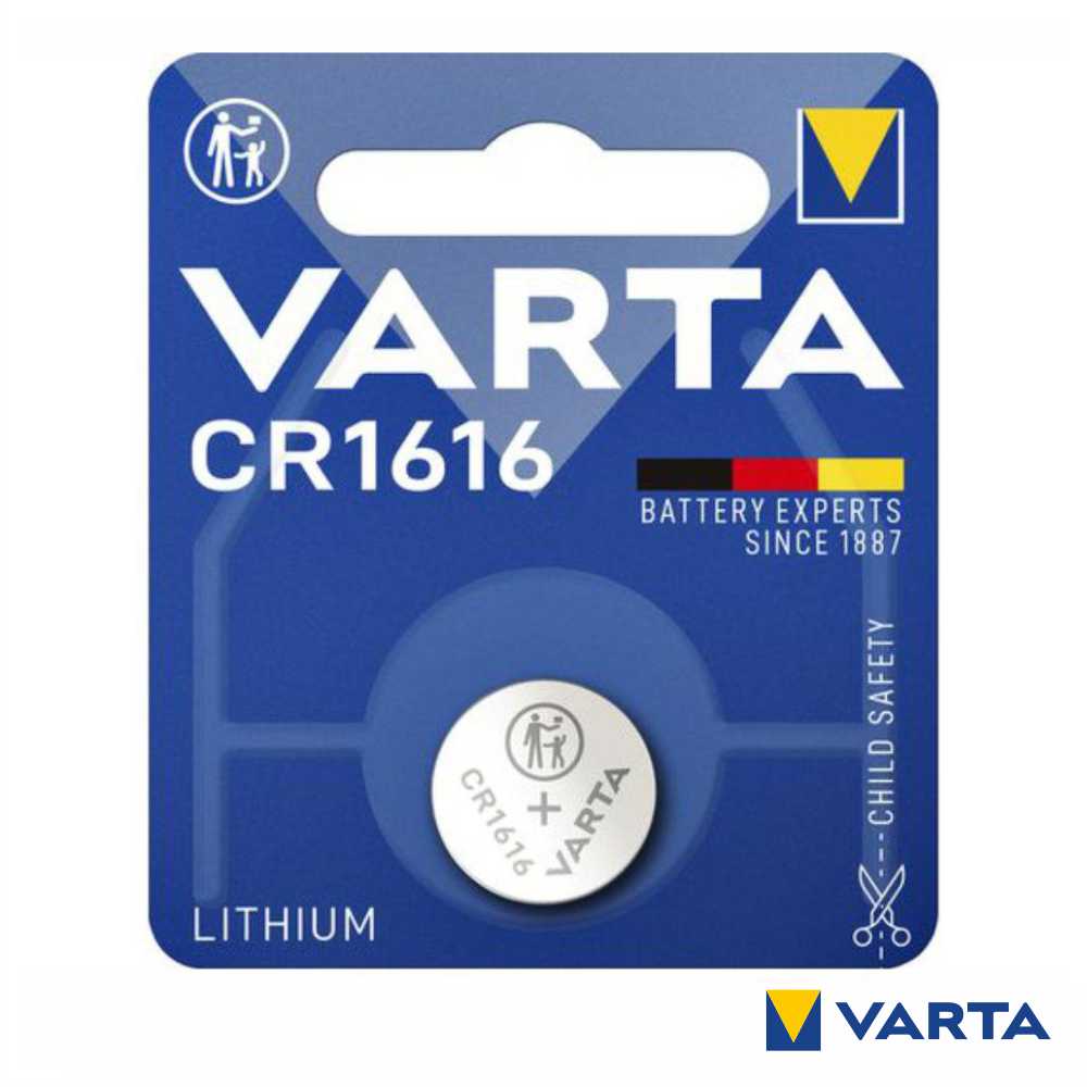 Pilha Lítio Botão CR1616 3V Blister VARTA