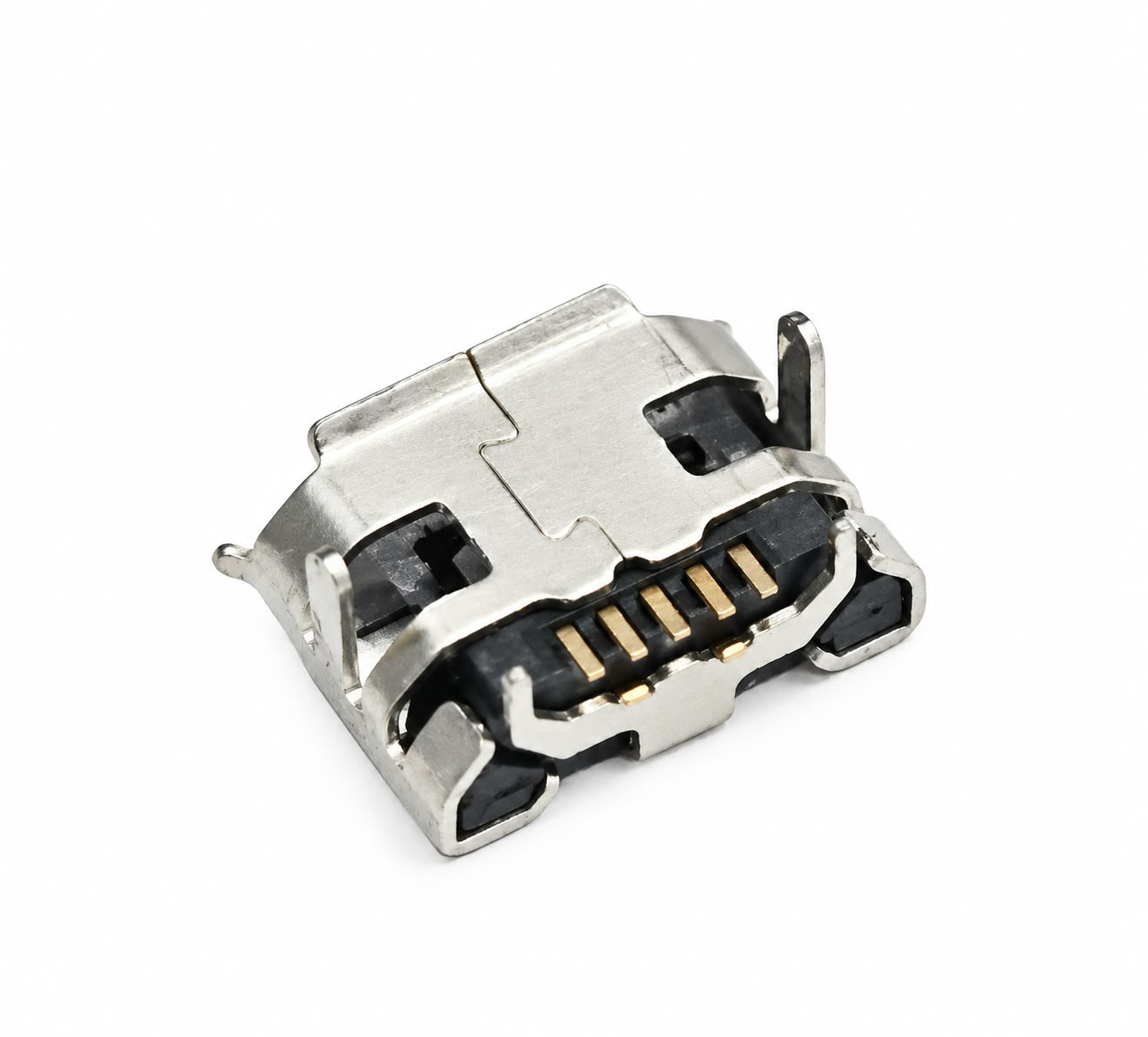 Ficha Micro USB Femea pci 5 Pinos VTAB100