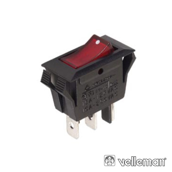 Comutador Basculante On-On Spdt 3p VELLEMAN