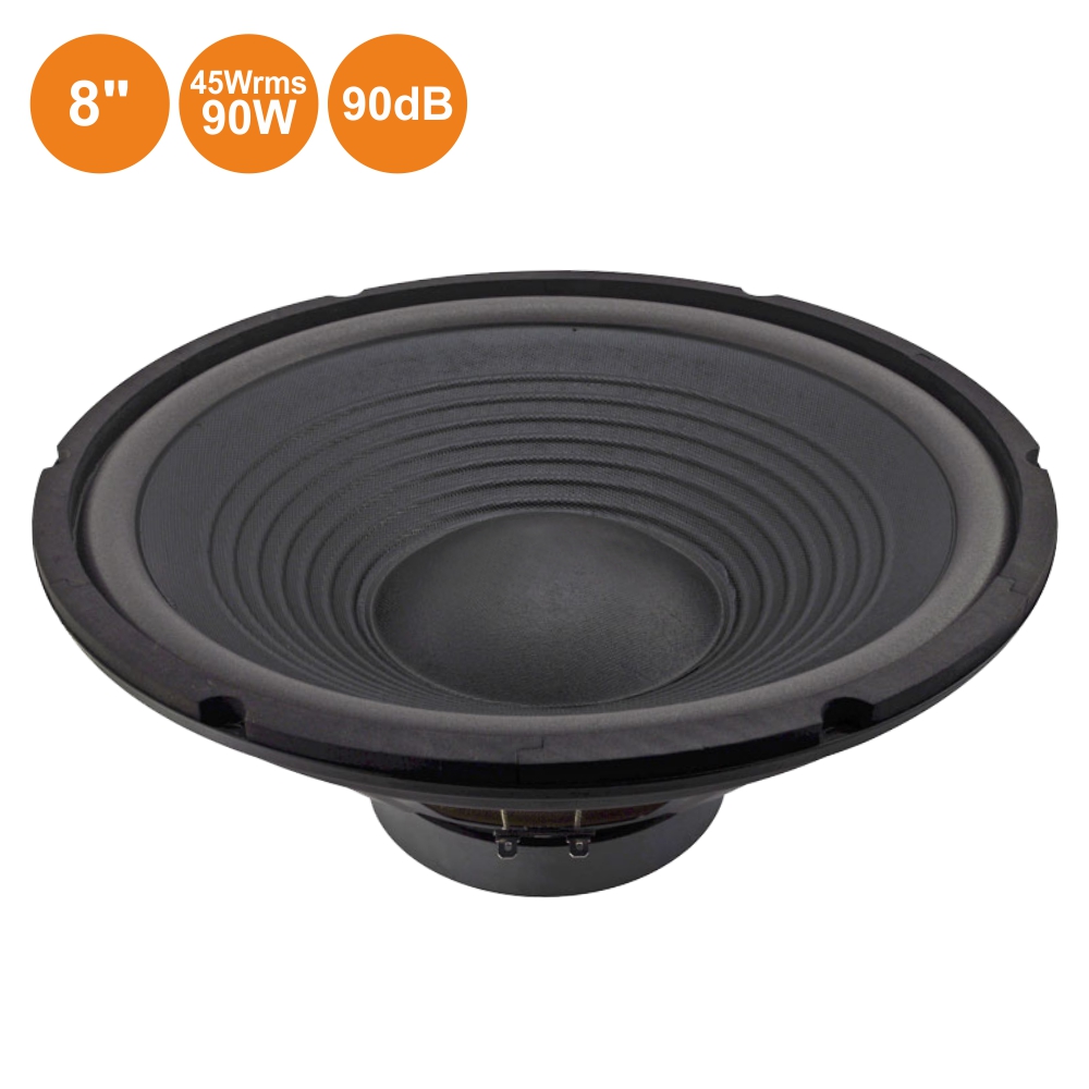 Altifalante 8" 90Wmax 8 Ohm Redondo