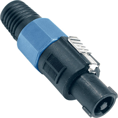 Ficha Speakon Macho 4 Pinos com proteção