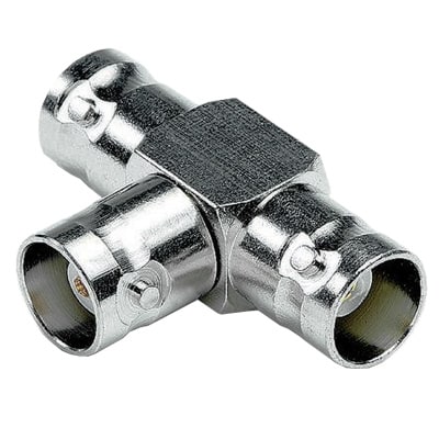 Adaptador BNC Fêmea / 2xF Fêmea