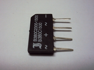 Ponte Rectificadora 380V - 2,3A - Linha