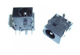 FICHA ALIMENTACAO CHASSI DC JACK 2,50mm PARA PC PORTATIL  - 10x11x7mm