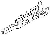 Conector macho para fichas molex 43031-0007