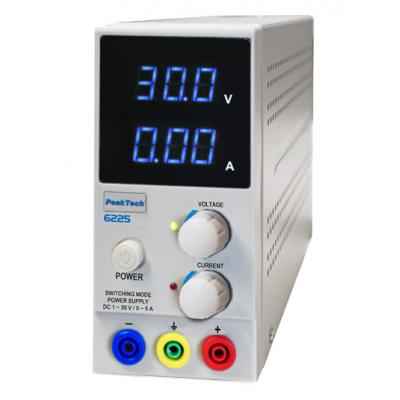 Fonte de Alimentação Digital – 0 a 30V / 0 a 5A