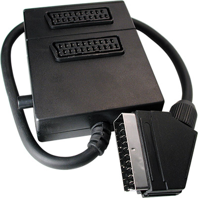 Box Scart Mch / 2.Scart Fêm. c/ Int.  (61.0301CO) BLISTER