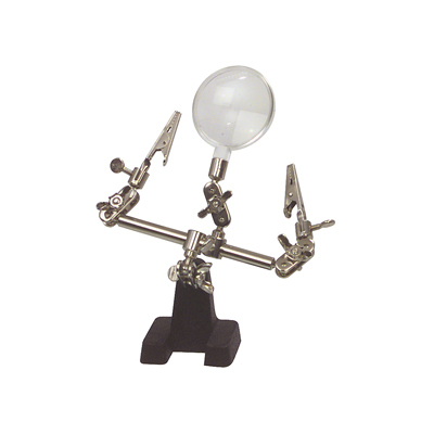 Suporte para Soldar c/ Garras + Lupa