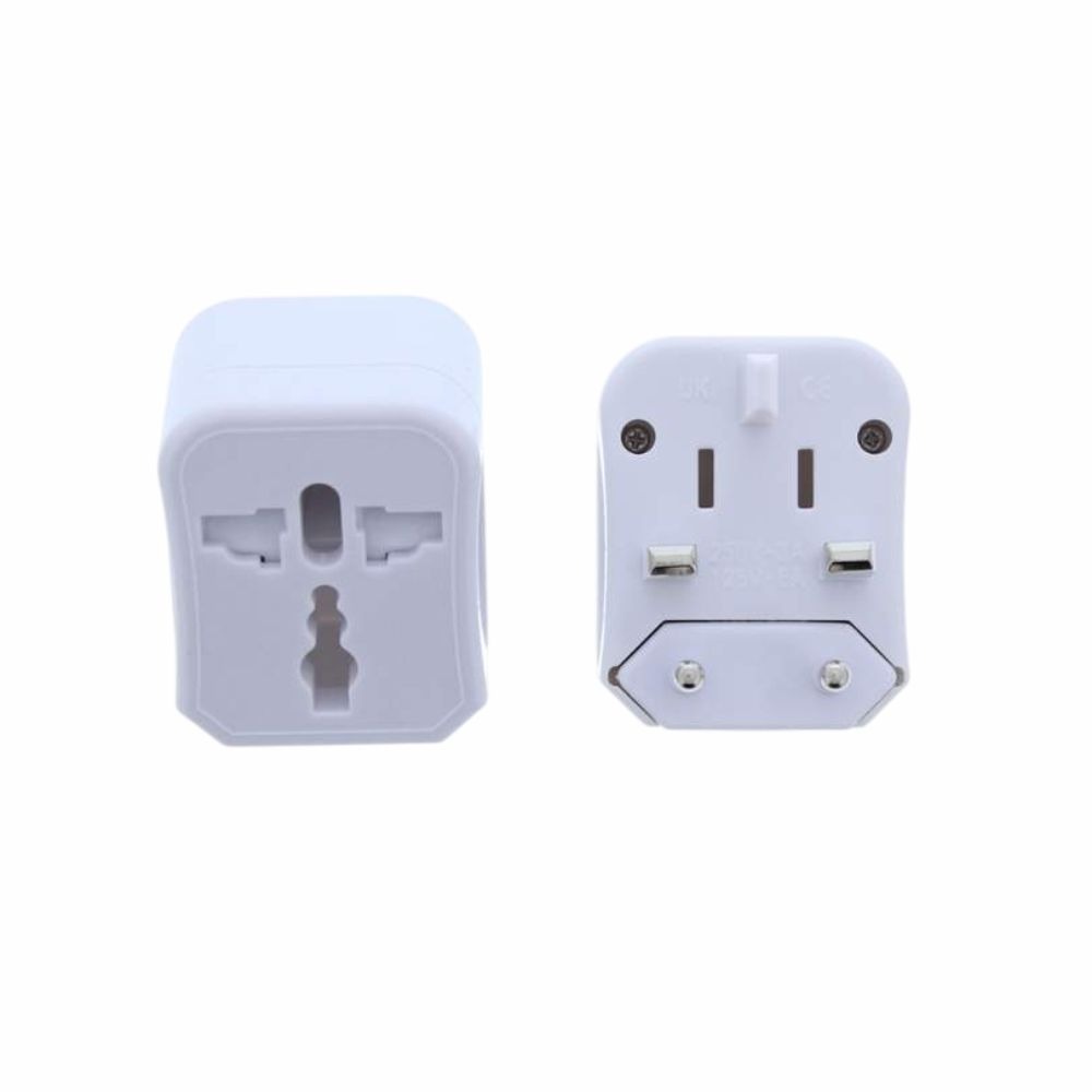 Kit Fichas Adaptadores Viagem Universal - EU, USA, AUS,UK