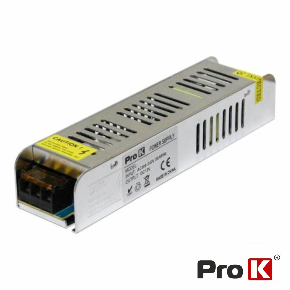 FONTE ALIMENTACÃO INDUSTRIAL 12V  12.5A 150W SLIM